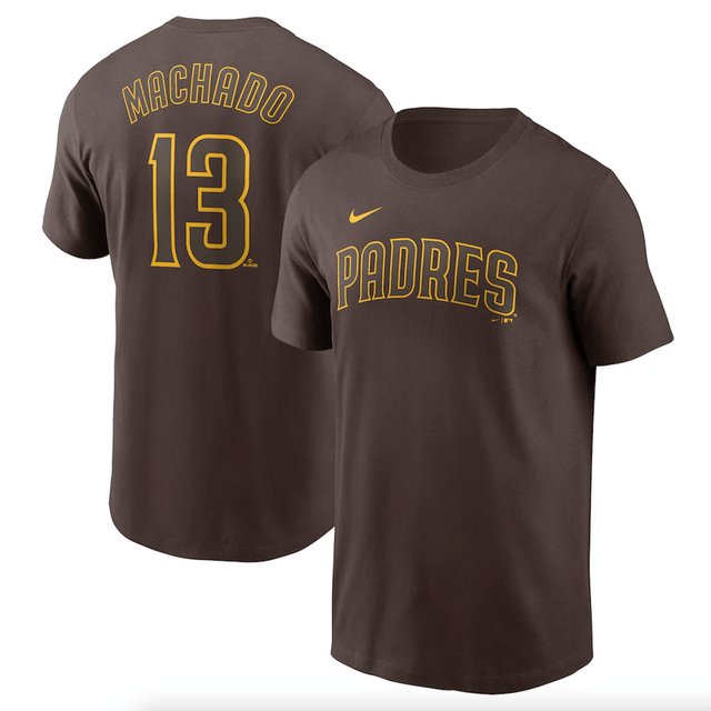 San Diego Padres Manny Machado 13 Nike Fuse Name & Number T-Shirt - Nike - 