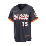 San Diego Padres Manny Machado City Connect 2026 Obsidian Stadium Jersey - Nike - 235904419225