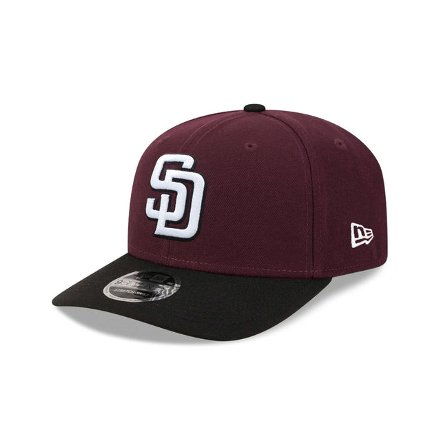San Diego Padres Maroon & Black 9SEVENTY Stretch Snap Hat - New Era - 23013941901