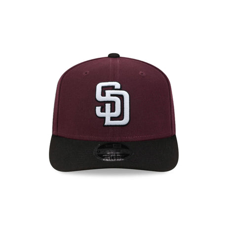 San Diego Padres Maroon & Black 9SEVENTY Stretch Snap Hat - New Era - 23013941901