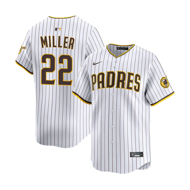 San Diego Padres Mason Miller White Home Limited Jersey - Nike - 235901419409