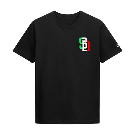 San Diego Padres Mexico Heritage Black T-Shirt - New Era - 230492041901