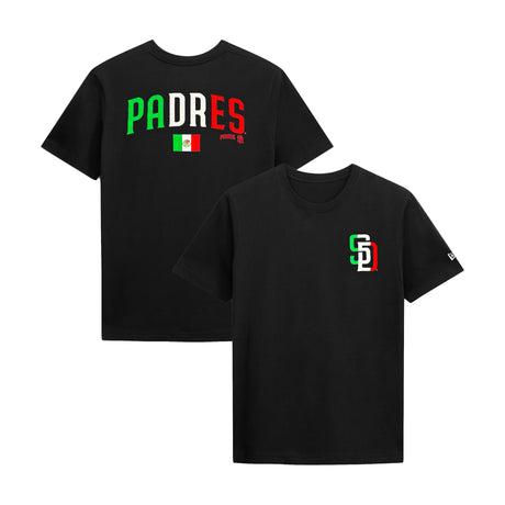 San Diego Padres Mexico Heritage Black T-Shirt - New Era - 230492041901
