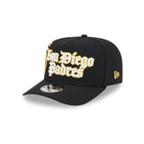 San Diego Padres MLB Proud Black & Gold 9FIFTY A-Frame Snapback Hat - New Era - 23014041901