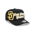 San Diego Padres MLB Proud Black & Gold 9FIFTY A-Frame Snapback Hat - New Era - 23014041901