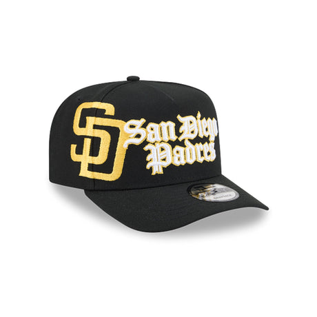San Diego Padres MLB Proud Black & Gold 9FIFTY A-Frame Snapback Hat - New Era - 23014041901