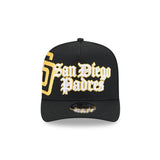 San Diego Padres MLB Proud Black & Gold 9FIFTY A-Frame Snapback Hat - New Era - 23014041901