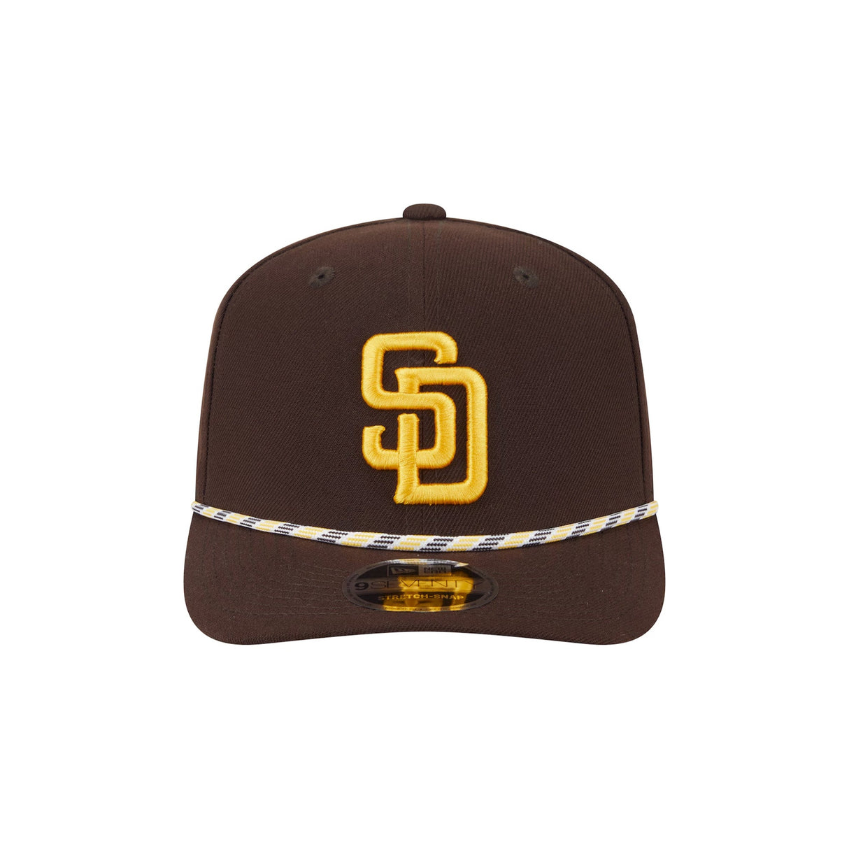 San Diego Padres Multi - Rope Black 9SEVENTY Stretch - Snap Hat - New Era - 230125419
