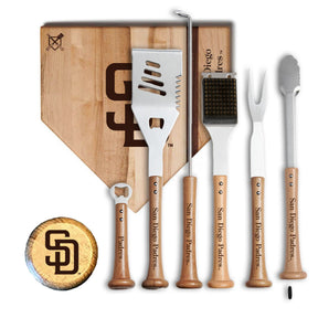 San Diego Padres MVP Grill Set - Baseball BBQ - 