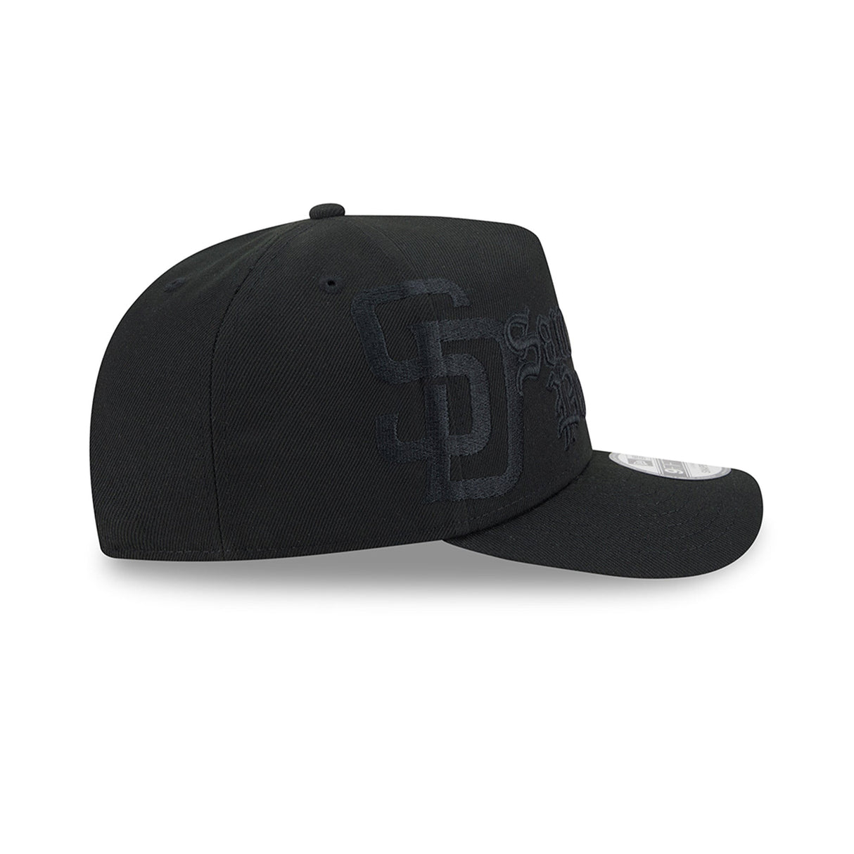 San Diego Padres Proud Blackout 9FIFTY A-Frame Snapback Hat - New Era - 23014041902