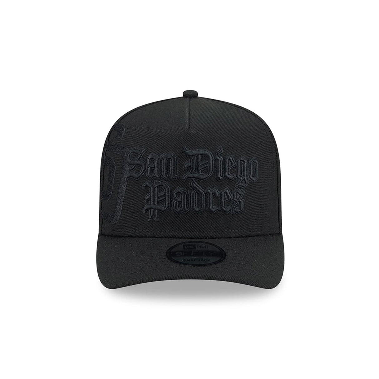 San Diego Padres Proud Blackout 9FIFTY A-Frame Snapback Hat - New Era - 23014041902