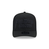 San Diego Padres Proud Blackout 9FIFTY A-Frame Snapback Hat - New Era - 23014041902