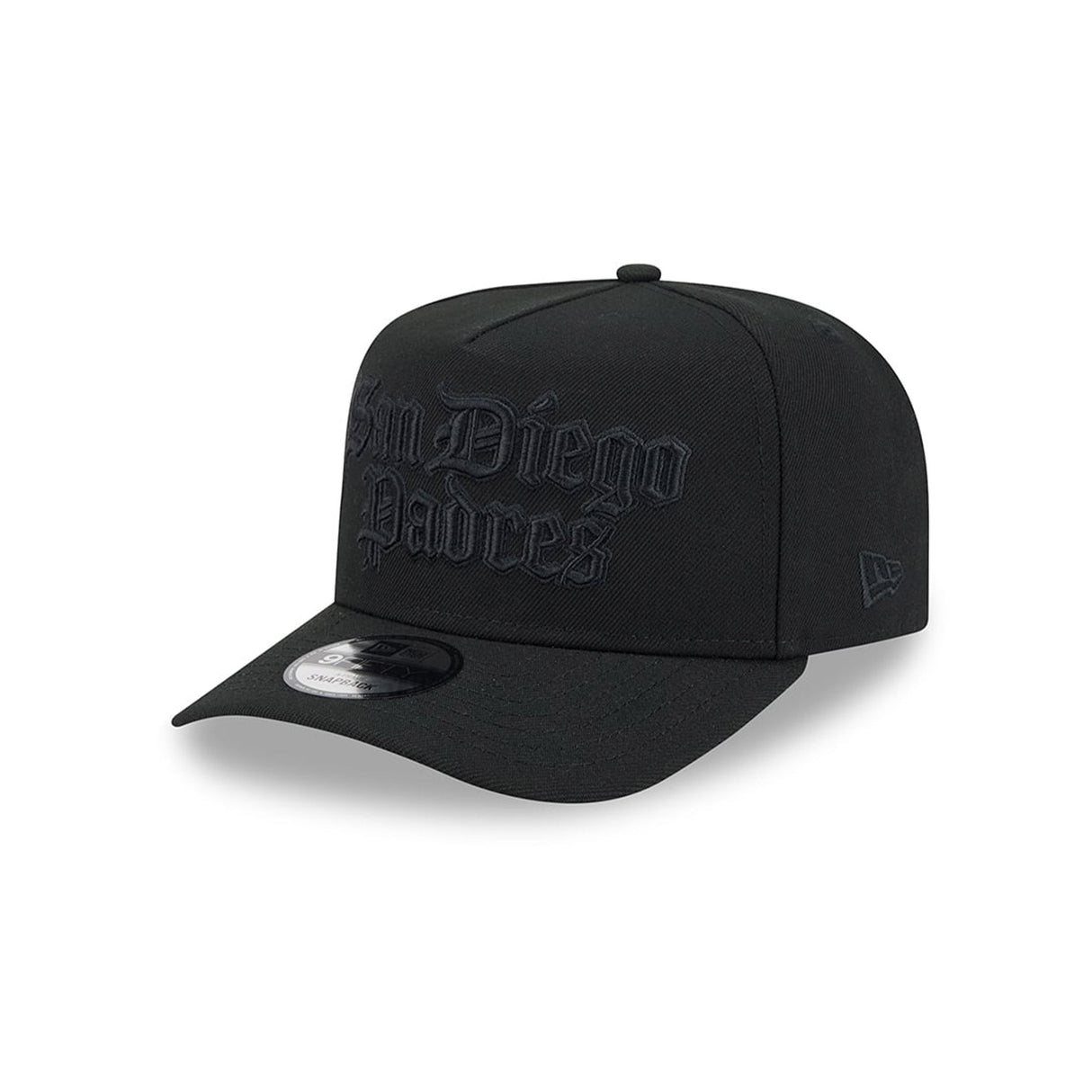 San Diego Padres Proud Blackout 9FIFTY A-Frame Snapback Hat - New Era - 23014041902