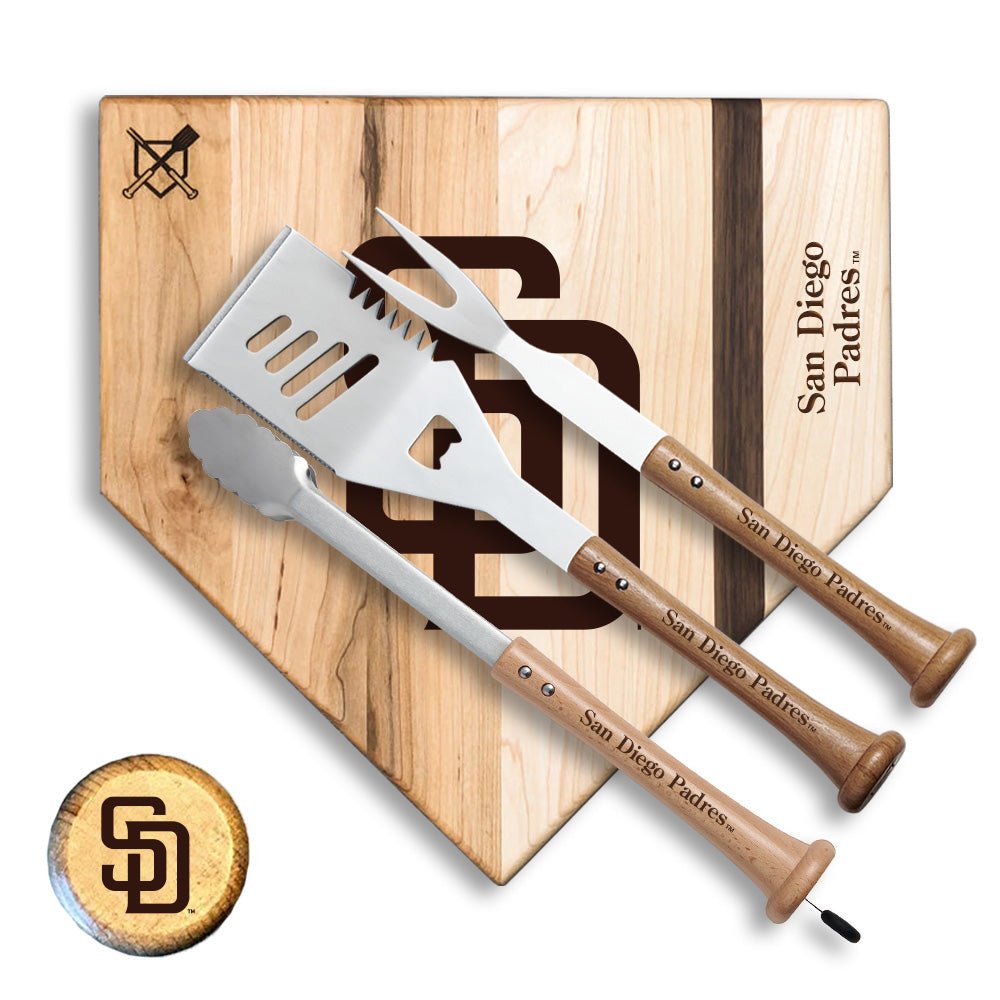San Diego Padres "Silver Slugger" Combo Set - Baseball BBQ - 