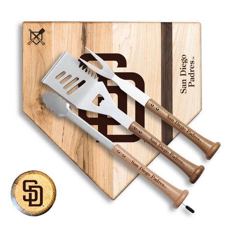 San Diego Padres "Silver Slugger" Combo Set - Baseball BBQ - 