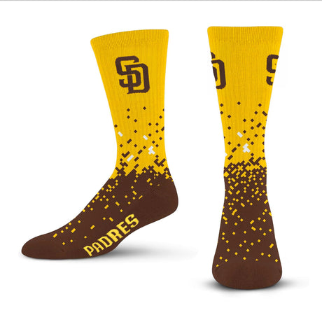 San Diego Padres Spray Zone Crew Socks - For Bare Feet - 155801417