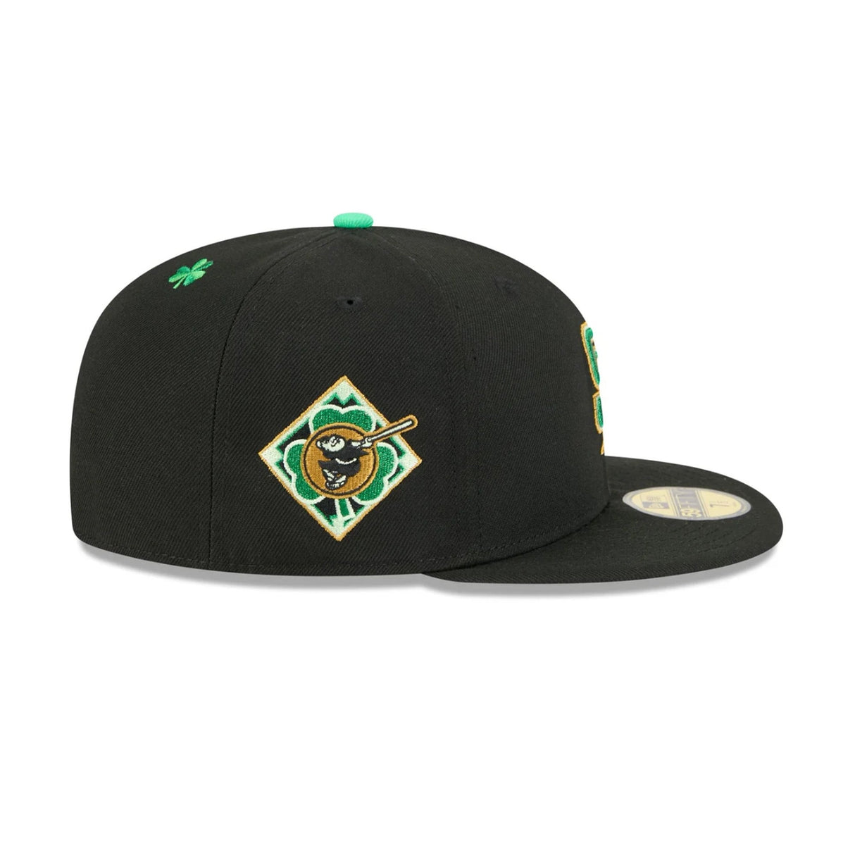 San Diego Padres St. Patrick's Day 2026 Black 59FIFTY Fitted Hat - New Era - 37090141901