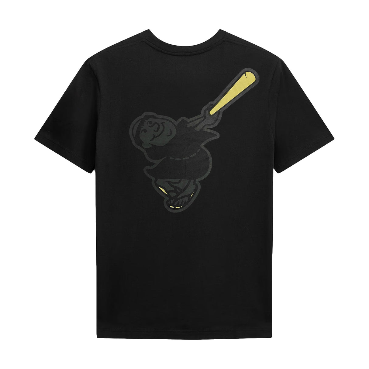 San Diego Padres Swinging Friar Black Tonal Graphic T-Shirt - New Era - 230491441909