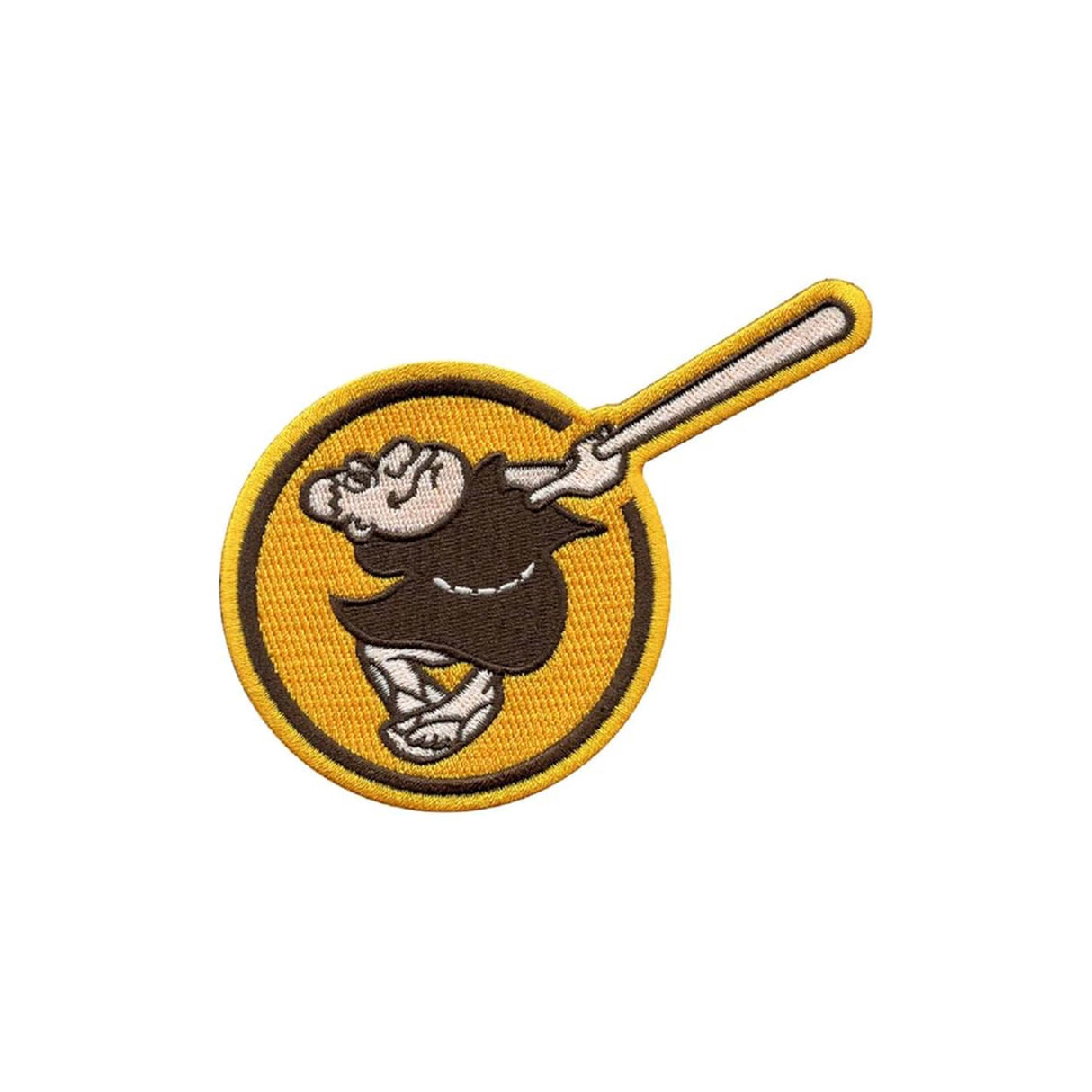 San Diego Padres Swinging Friar Embroidered Collector Patch - The Emblem Source - 