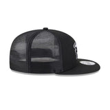 San Diego Padres Swinging Friar Evergreen Black 9FIFTY Snapback Trucker Hat - New Era - 23012741903