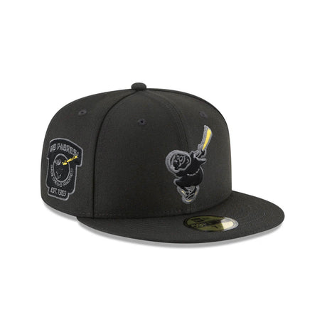 San Diego Padres Swinging Friar Go Padres Side Patch Black 59FIFTY Fitted Hat - New Era - 23860541902