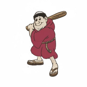 San Diego Padres Swinging Friar Mascot Embroidered Patch - The Emblem Source - 
