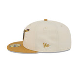 San Diego Padres Swinging Friar Two - Tone Cream & Gold 59FIFTY Fitted Hat - New Era - 23011041902