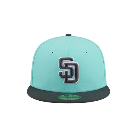 San Diego Padres Two - Tone Turquoise & Charcoal 59FIFTY Fitted Hat - New Era - 23010741901