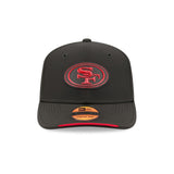 San Francisco 49ers 2026 NFL Sideline Collection Black 9SEVENTY Stretch-Snap Hat - New Era - 23850510107