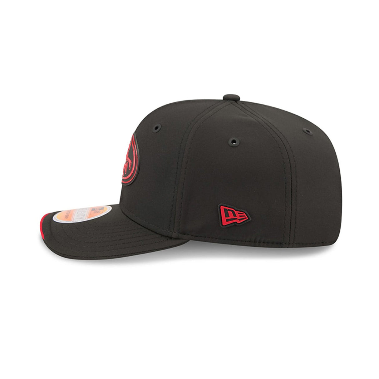 San Francisco 49ers 2026 NFL Sideline Collection Black 9SEVENTY Stretch-Snap Hat - New Era - 23850510107