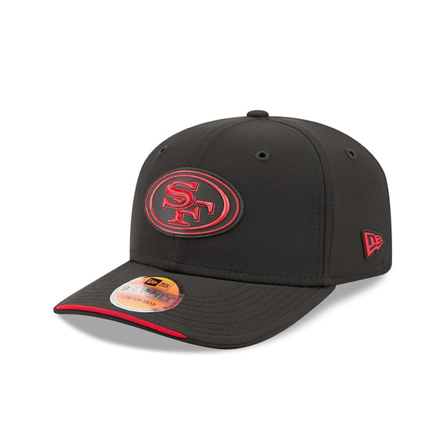 San Francisco 49ers 2026 NFL Sideline Collection Black 9SEVENTY Stretch-Snap Hat - New Era - 23850510107