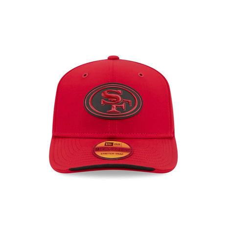 San Francisco 49ers 2026 NFL Sideline Collection Red 9SEVENTY Stretch-Snap Hat - New Era - 23850510101