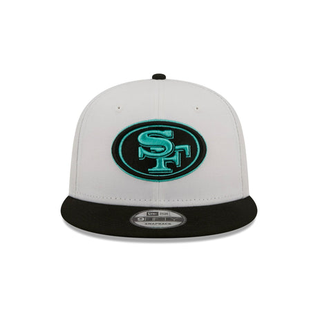 San Francisco 49ers 9FIFTY Snapback Hat - White/Black - New Era - 