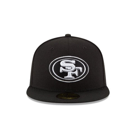 San Francisco 49ers Authentic Collection Black & White 59FIFTY Fitted - New Era - 