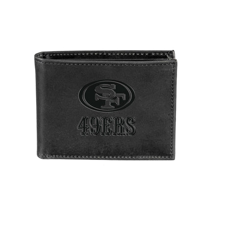San Francisco 49ers, Bi - Fold Wallet, Black - EG Collective - 801946245797