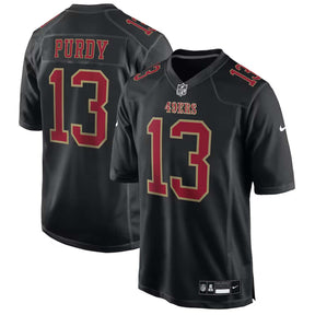 San Francisco 49ers Brock Purdey Nike® Carbon Black Jersey - Nike - 