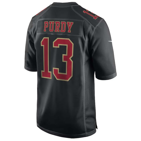 San Francisco 49ers Brock Purdey Nike® Carbon Black Jersey - Nike - 