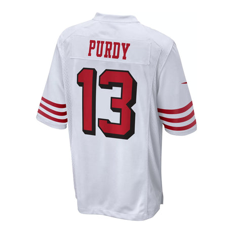 San Francisco 49ers Brock Purdy 13 Nike® White Alt 2 Game Jersey - Nike - 2304401101133