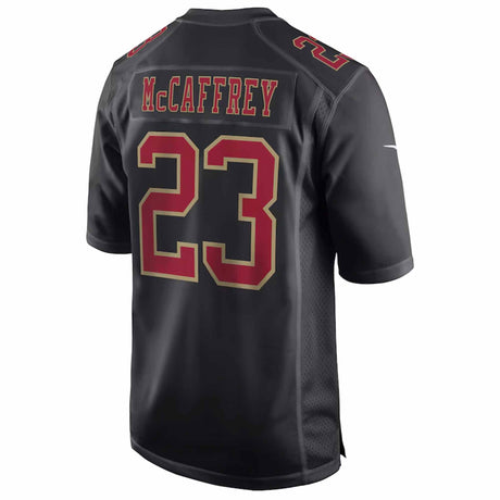 San Francisco 49ers Christian McCaffrey Carbon Black Nike Jersey - Nike - 