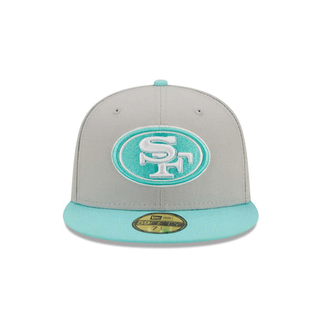 San Francisco 49ers Color Pack Mint & Gray 59FIFTY Fitted Hat - New Era - 31002325