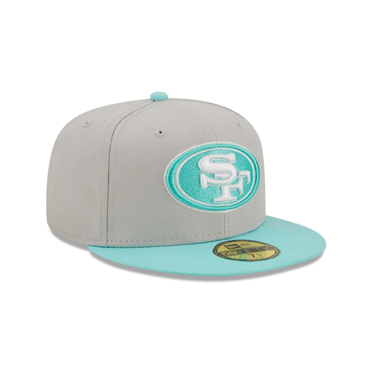 San Francisco 49ers Color Pack Mint & Gray 59FIFTY Fitted Hat - New Era - 31002325
