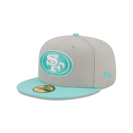 San Francisco 49ers Color Pack Mint & Gray 59FIFTY Fitted Hat - New Era - 31002325