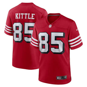 San Francisco 49ers George Kittle Scarlet Nike Alternate Game Player Jersey - Nike - 
