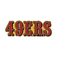 San Francisco 49ers Gold Wordmark Collector Enamel Pin - Wincraft - 3236011012