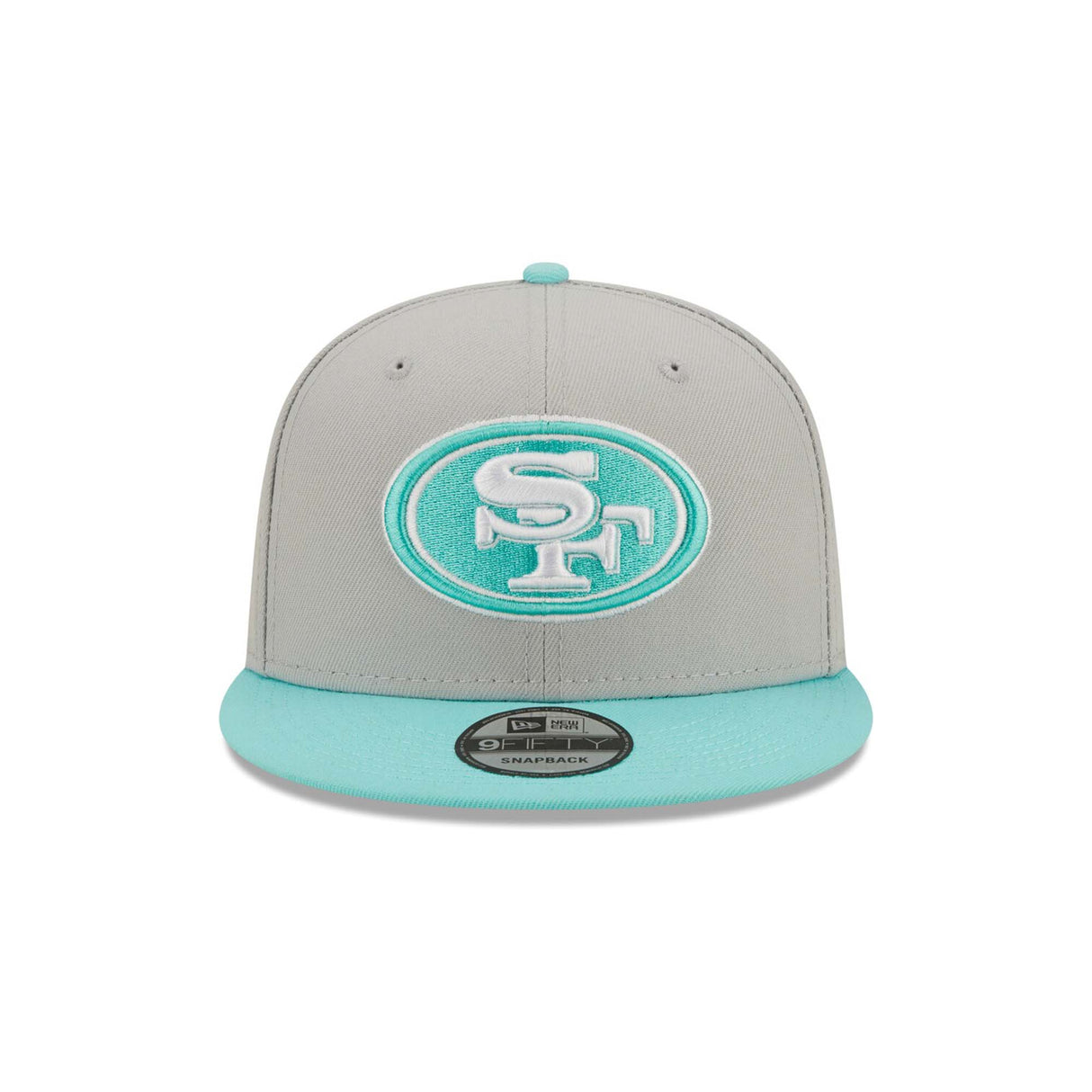 San Francisco 49ers Gray & Mint 9FIFTY Snapback Hat - New Era - 