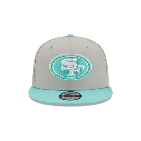 San Francisco 49ers Gray & Mint 9FIFTY Snapback Hat - New Era - 