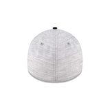 San Francisco 49ers Heather Gray/Black Super Bowl LVIII 39THIRTY Flex Fit Hat - New Era - 