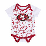 San Francisco 49ers Infant All Day Play 3 - Piece Bodysuit Set - NFL - 24330110101