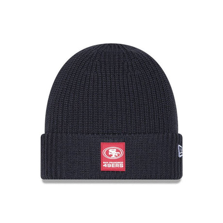 San Francisco 49ers Navy Cuffed Knit Beanie - New Era - 