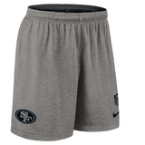 San Francisco 49ers Nike Black Sideline Reversible Performance Shorts - Nike - 